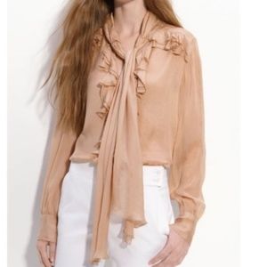 Robert Rodriguez Silk Chiffon Blouse